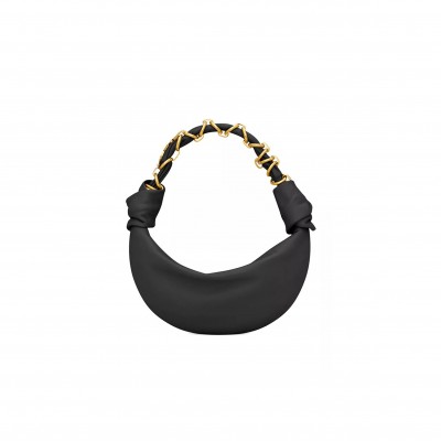 YSL MINI AMALIA HOBO BAG IN LAMBSKIN 862558 (19*13*10cm)